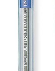 pilot better retractable ballpoint pen blue fine