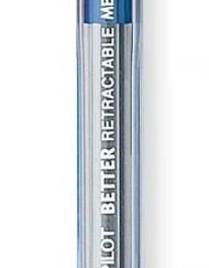 pilot better retractable ballpoint pen blue medium