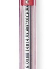 pilot better retractable ballpoint pen red medium