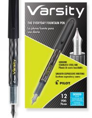 Pilot Varsity Pen Turquoise Box of 12 Pens - 90009