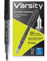 pilot varsity box of 12 blue pens 90011