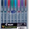 Pilot V Razor Point Pens Assorted 8-pack Pouch - 11008