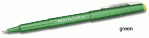 Pilot Razor Point 0.3mm Ultra Fine Green - 11010