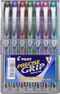 Pilot Precise Grip Extra-Fine Assorted 7-pack Pouch - 28864
