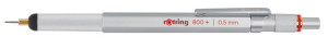 Rotring 800 Mechanical Pencil + Stylus Hybrid Silver 0.5mm
