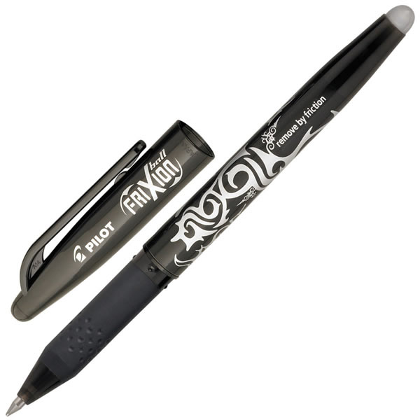 Pilot FriXion Black - Pens, Fountain Pens, Writing Instruments, Ink,  Stationery, Office Supplies