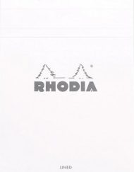 rhodia ice notepad top staplebound