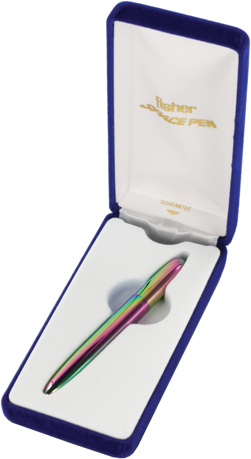 Bullet Space Pen, Rainbow Titanium Nitride Finish (#400RB)