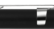 MATTE BLACK BULLET GRIP SPACE PEN WITH CLIP & STYLUS BG4CL/S