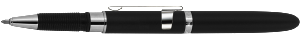 MATTE BLACK BULLET GRIP SPACE PEN WITH CLIP & STYLUS BG4CL/S