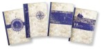 #99765 Clairefontaine Maritime Collection Cloth Notebooks 3 ½ x 5 ½ 96 Sheets Lined