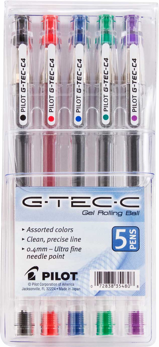 Pilot G2 Gel Pen - .5 mm, Red, Extra Fine