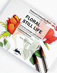 Pepin Artists' Postcard Colouring Book-Floral Still Life