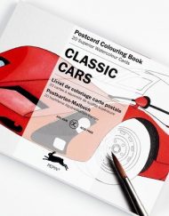 Pepin Artists' Postcard Colouring Book-Classic Cars