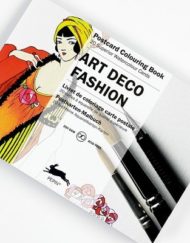 Pepin Artists' Postcard Colouring Book-Art Deco Fashion