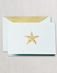 Crane Stationery Hand Engraved Starfish Note