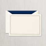 Regent Blue Triple Hairline Correspondence Card