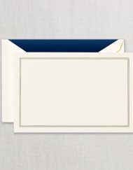 Regent Blue Triple Hairline Correspondence Card