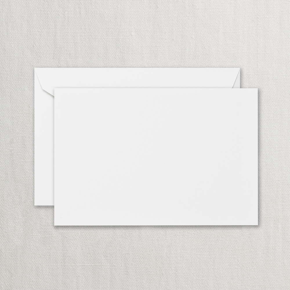 Pearl White Correspondence Cards & Envelopes CC3111 Crane & Co 