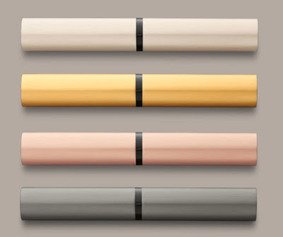 Lamy Lx cases: Palladium, Gold, Rose Gold and Ruthenium