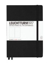 LEUCHTTURM1917 A5 NOTEBOOK BLACK PLAIN