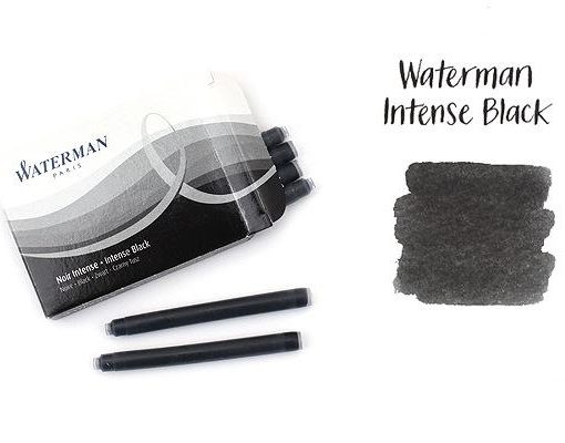 Waterman Ink Cartridges Intense Black