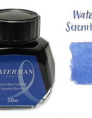 Waterman Fountain Pen Ink Serenity Blue 50ml Bottle