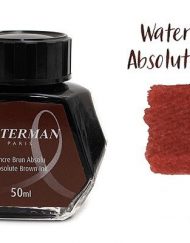 Waterman Fountain Pen Ink Absolute Brown 50ml Bottle