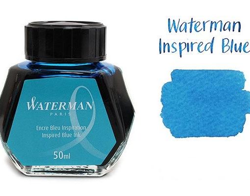 Waterman Fountain Pen Ink Serenity Blue 50ml Bottle