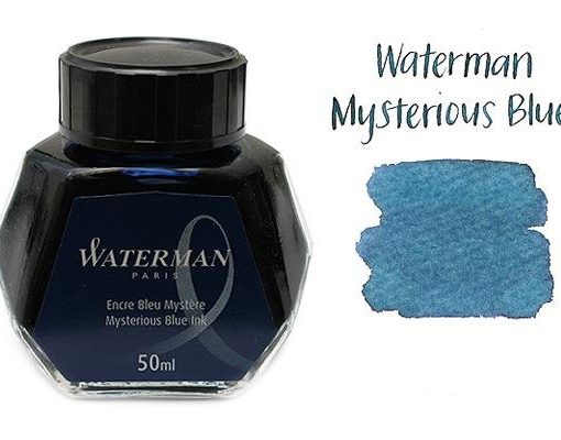 Waterman Fountain Pen Ink Mysterious Blue 50ml Bottle