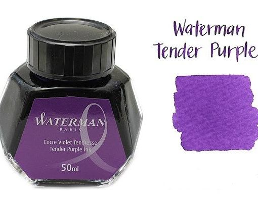 Waterman Fountain Pen Ink Tender Purple 50ml Bottle