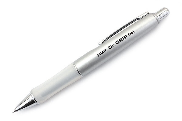 Pilot Dr. Grip LTD Gel Rollerball Pen Fine Point 0.7 mm Platinum