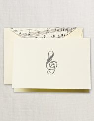 Crane Stationery Treble Clef Note CF1400