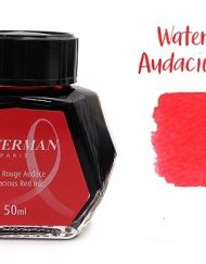 Waterman Fountain Pen Ink Audacious Red 50ml Bottle