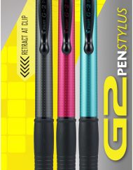 Pilot G2 PenStylus Retractable Gel Ink Rolling Ball