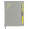 Caran D'Ache 849 BallPen Yellow & A6 Grey Notebook
