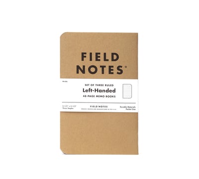 Field Notes Left-Handed Ruled Kraft Notebook