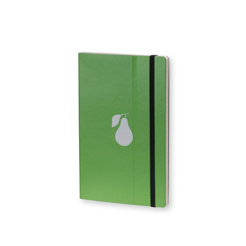 Stifflexible Notebook Fresh Fruit Pear Green