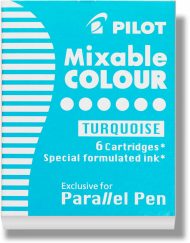 Pilot Parallel Pen Ink Cartridges Turquoise