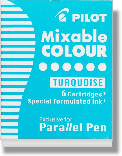 Pilot Parallel Pen Ink Cartridges Turquoise
