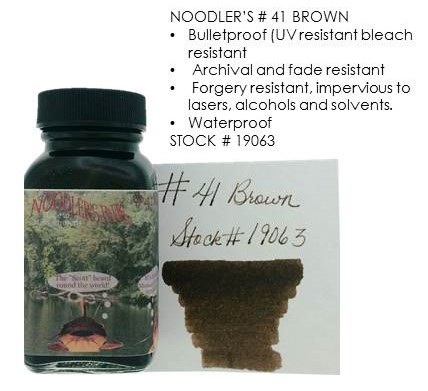 Noodlers Ink #41 Brown