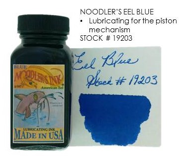 Noodlers Ink Eel Blue