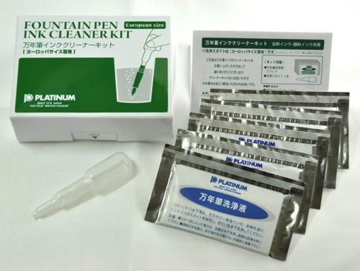 Platinum Fountain Pen Ink Cleaner Kit - European Model