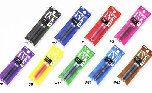 Platinum Fountain Pen Ink Cartridges 2-pack