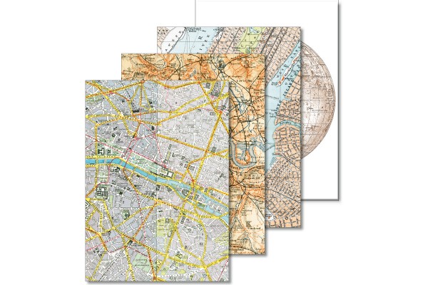 Pepin Letter Writing Set Maps