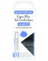 MonteVerde 12-pack Ink Cartridges Capri Blue