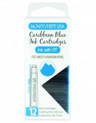 MonteVerde 12-pack Ink Cartridges Caribbean Blue