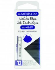 MonteVerde 12-pack Ink Cartridges Malibu Blue