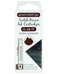 MonteVerde 12-pack Ink Cartridges Scotch Brown