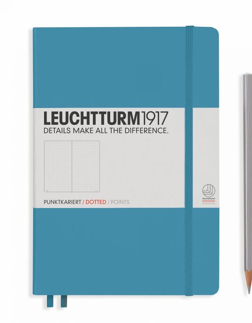 LEUCHTTURM1917 A5 NOTEBOOK NORDIC BLUE DOTTED